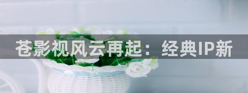 人生之路策驰影院：苍影视风云再起：经典IP新